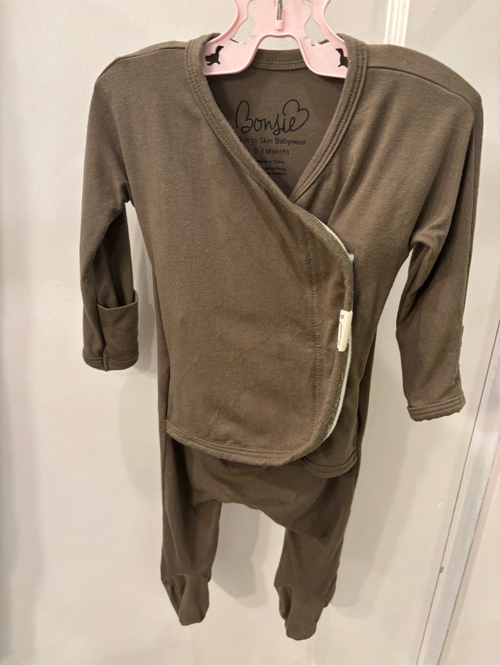 Bonsie Skin to Skin Babywear Footie (0-3 Months)